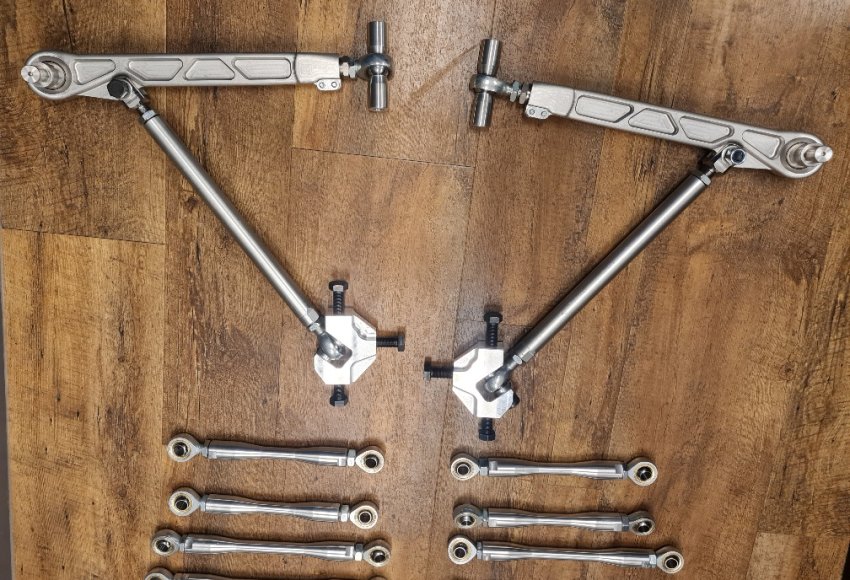 Aluminium-Vorderachse nach Maß von Vuik Motorsport